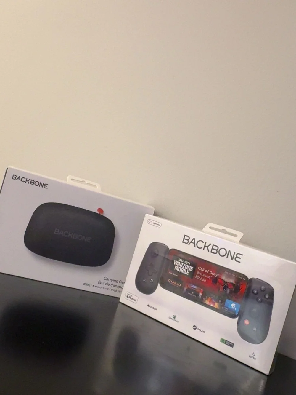 Backbone One lightning gaming controller with case